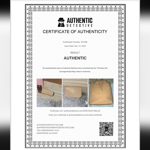 Dior Brown Shoulder Bag with Gold Accents - Picture 10 of 10